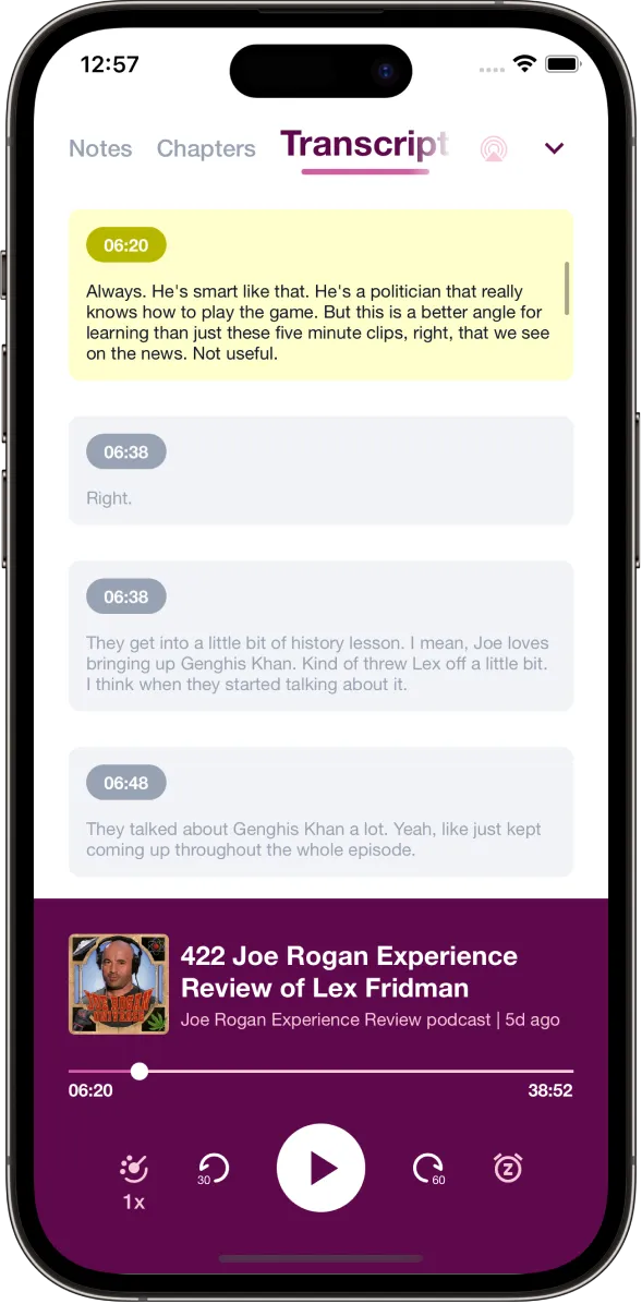 Podcast transcript